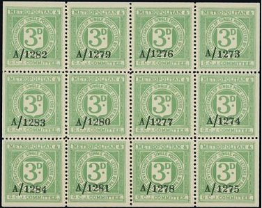 Railway Letter Stamps Metropolitan & Great Central Joint Committee